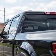 Black American Flag Stickers 3×5 – 2 Pack Tactical USA Vinyl 2 Pack,