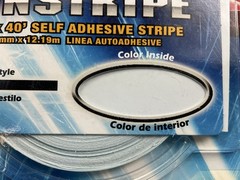 Prostripe R20808 40′ X 1/8″ White Solid Striping Pinstripe Stripe Tape