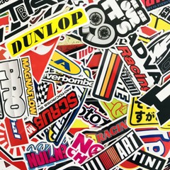 100Pcs Mixed Stickers Motocross Motorcycle Car ATV Racing Bike Helmet Decals Lot