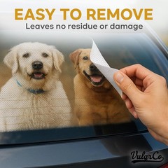Custom SUV & Truck Window Decals – One-Way See-Through Perforated Vinyl, Wate…