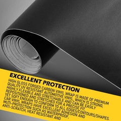 Premium Matte Flat Black Vinyl Wrap Film Sticker Decal Air Release Bubble Free