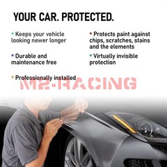 60″ PPF Clear To Smoke Paint Protection Film UV Headlight Taillight Tint Wrap