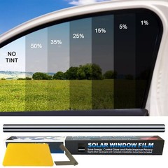 20″ x 10FT Uncut Car Window Tint Film Roll 1-50% VLT Auto Home Office Glass
