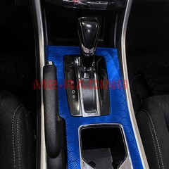 PET Honeycomb Carbon Fiber Satin Royal Blue Hex Vehicle Vinyl Wrap Decal Sheet