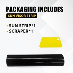 60″ Car Sun Visor Strip Windshield Banner Vinyl Long Lasting Premium Blank Decal