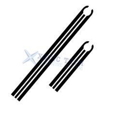 Front Bumper Hood Rear Trunk Racing Strip Car Body Graphic Decal Sticker For BMW
