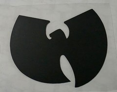 Wutang Black 3.5 Inches Vinyl Decal Sticker For Any Surface Waterproof 2/3