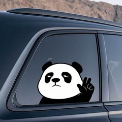 Panda Series Stickers Vinyl Waterproof Sunproof Self-adhesive for Car windows UE