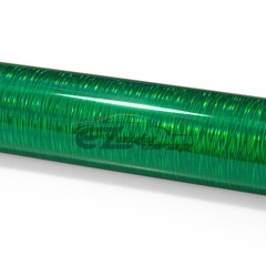 Holographic Brushed Aluminum Emerald Green Rainbow Car Vinyl Wrap Sticker Sheet