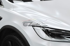 Matte Metallic Satin Pearl White Vinyl Wrap Sticker Bubble Free Film Decal DIY
