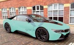 Matte Colors Teal Vinyl Wrap Auto Car Sticker Decal Film Bubble Free Air Release