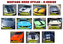 K551 2013-14 MUSTANG 10″ LEMANS STRAIGHT STRIPES – GLASS ROOF – LOW WING