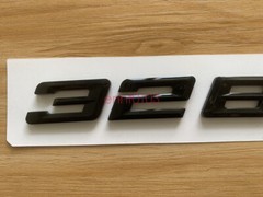 Gloss Black 3D ABS Letters Trunk 328ci Emblem Rear Badge for BMW 2017-2022 328ci