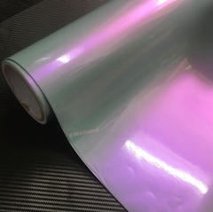 Air Release Glossy Pearl Metallic Grey Chameleon Whole Car Vinyl Wrap Sticker HD