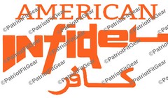 American Infidel,In God We Trust,Dont tread on me,Military,Custom Vinyl Decal