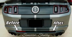 Luxe Auto Concepts 2013-14 Mustang Rear Reflector Tint Kit