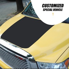 Black Decal Hood Trim Vinyls Decal For Toyot Tundra 2007-2013
