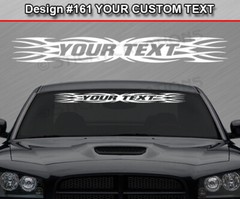 Design #161 Custom Decal Sticker Vinyl Graphic Windshield Window Tribal Spikes