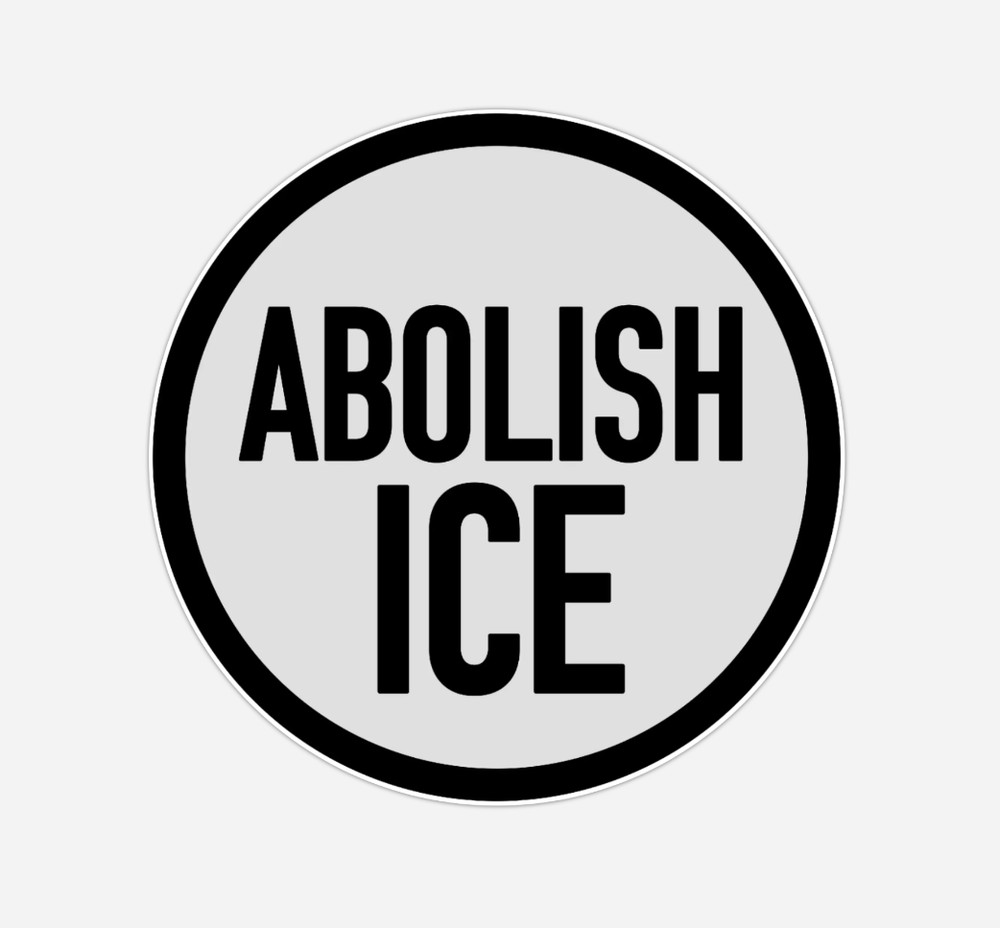 10-Pack ABOLISH ICE ANTI Stickers – 4″x4″ Anti-ICE Bumper Decals Water-Resistant
