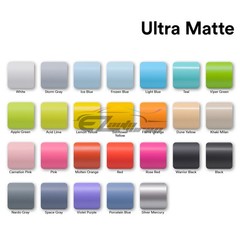 Premium Ultra Matte Flat Black Car Vehicle Vinyl Wrap Sticker Decal Sheet Film