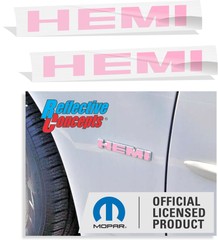 HEMI Badge Overlay Decals for 2006-2010 Dodge Charger