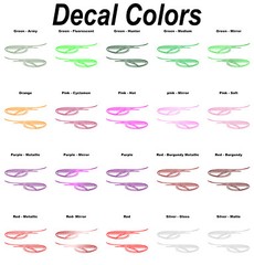 High-Quality Vinyl Pinstripe / Scroll Decal -Many Colors & Sizes- Free Shipping!
