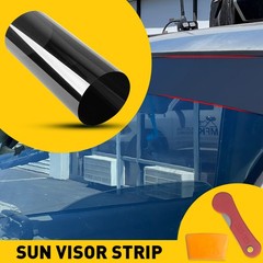 1-10X 150CM Window Sun Visor Strip Tint Film Windshield UV Shade Banner 8*60inch
