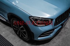 ESSMO PET Super Gloss Metallic Crystal Blue Vehicle Vinyl Wrap Decal Like Paint