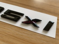 Gloss Black 3D ABS Letters Trunk 335xi Emblem Rear Badge for BMW 2017-2022 335xi