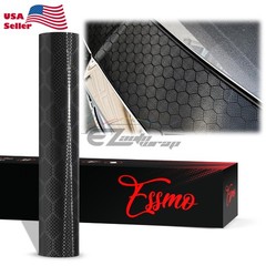 ESSMO PET Honeycomb Carbon Fiber Satin Vinyl Vehicle Wrap Decal Sticker Sheet