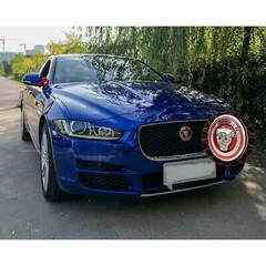 Red Front Hood Grille Emblem Sticker Decal Badge Logo Ring For Jaguar XE XF XJ