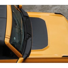 Car Front Engine Hood Sticker Decal Cover Trim For Ford Bronco 2021+ Black Parts