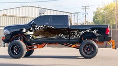 3D Bold eagle Car Wrap, Blade Car Vinyl, Racing flag Car 3D Graphics