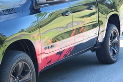 Mud Splash Vinyl Decals for Dodge Ram 1500 2500 3500 Left & Right Side Graphics