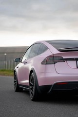 Milliotone Satin Metallic Blush Pink Premium Vinyl DIY Custom Car Wrap