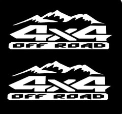 4×4 Offroad Bedside Decals, Set Of 2
