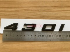 Gloss Black 3D ABS Letters Trunk 430i Emblem Rear Badge for BMW 2017-2022 430i