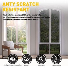1/2set Uncut Roll Car Mirror Film Window Privacy Tint Sun UV Reflective Heat Con
