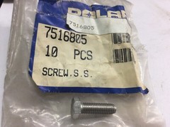 Polaris Screw 7516805 New OEM Stainless Steel Screw 2000 Genesis PWC