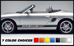 Side Stripes Custom Decal Kit for Porsche Boxster, Cayman, 944 & some Older 911s