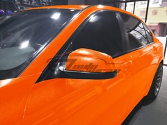 Sparkle Orange Gloss Glitter Auto Car Vinyl Wrap Sticker Decal Sheet Film DIY