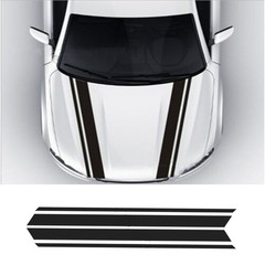 Universal Fit Racing Hood Stripes Decal Vinyl Stickers for Car SUV Truck Trim US