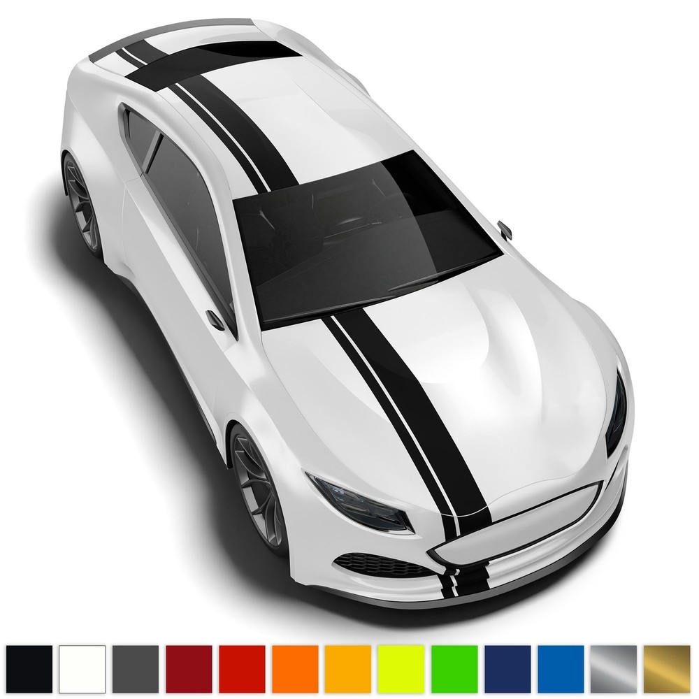 Decorative stripes decorative stripes car sticker racing stripes car film 1 x 5 cm 1 x 15 cm