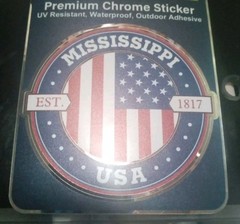 Premium Chrome Stickers UV Resistant Waterproof Outdoor Adhesive