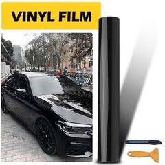 1-10X Gloss Black Car Wrap Vinyl 30cm x 150cm Bubble Free Decal Film w/ Tool Set