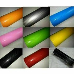3/4/5D Ultra Shiny Gloss Glossy Black Carbon Fiber Vinyl Wrap Sticker Decal