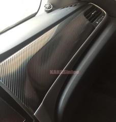 5D Mirror Glossy Ultra Shining Black Carbon Fiber Vinyl Wrap Sticker 65FT x 5FT