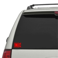 Rising Sun Flag VINYL STICKER DECAL JAPAN JAPANESE JDM RACING TUNER DRIFT CAR