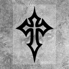 Creative Cross Pattern Motorcycle Sticker Waterproof Vinyl Decal Racing Helmet