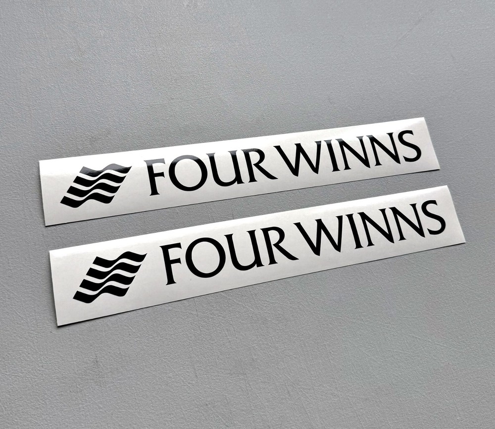 Four Winns Boat Decals SET OF 2 Vinyl Decal Stickers